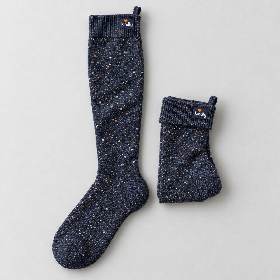 Navy Heather print by Kindly